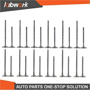 Labwork 吸排気バルブ VW R32 CC パサートトゥアレグアウディ Q7 3.2 3.6 V6 Labwork Intake Exhaust Valves For VW R32 CC Passat Touareg AUDI Q7 3.2 3.6 V6 【並行輸入品】