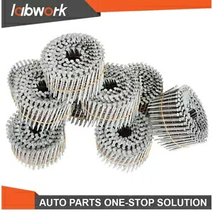 Labwork フルラウンドヘッド サイディング釘 3600 個 0.092In × 2-1/2In 15Deg ワイヤー コイル Labwork Full Round Head Siding Nails 3600 Pcs 0.092In × 2-1/2In 15Deg Wire Coils 【並行輸入品】