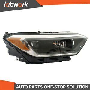 Labwork ヘッドライト 2019-2023 フォルクスワーゲン ジェッタ LED ブラックハウジング クリアレンズ RH Labwork Headlight For 2019-2023 Volkswagen Jetta LED Black Housing Clear Lens RH 【並行輸入品】