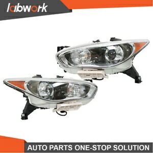 Labwork ヘッドライト 2014-15 インフィニティ QX60 HID/キセノンヘッドランプ左側 + 右側 Labwork Headlights For 2014-15 Infiniti QX60 HID/Xenon Headlamps Left+Right Side 【並行輸入品】