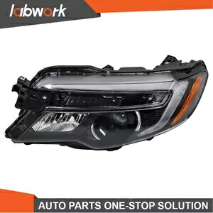 Labwork ヘッドライト 2016-18 ホンダ パイロット 2017-20 リッジライン ハロゲン LED DRL LH 付き Labwork Headlight For 2016-18 Honda Pilot 2017-20 Ridgeline Halogen W/LED DRL LH 【並行輸入品】