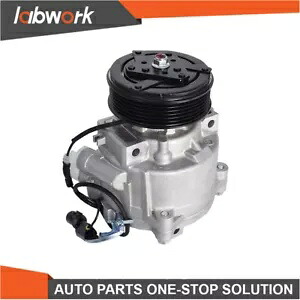 Labwork A/C AC コンプレッサー 2008-2015 三菱ランサー 2.0L アウトランダー 3.0L 用 Labwork A/C AC Compressor For 2008-2015 Mitsubishi Lancer 2.0L Outlander 3.0L 【並行輸入品】