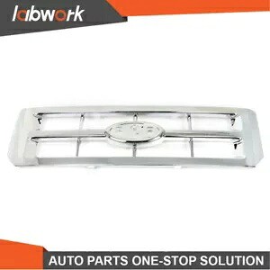 Labwork フロントアッパーグリル 2008-2012 フォード エスケープ プラスチック クローム Labwork Front Upper Grille For 2008-2012 Ford Escape Plastic Chrome 【並行輸入品】
