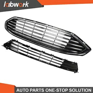 Labwork フロントバンパー上部 & 下部グリルアセンブリ 2017-2018 フォード フュージョン用 Labwork Front Bumper Upper & Lower Grille Assembly For 2017-2018 Ford Fusion 【並行輸入品】 39,325円