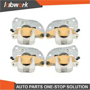 Labwork フロントリアブレーキキャリパー ヤマハ グリズリー 700 YFM700 4x4 2007-2020用 Labwork Front Rear Brake Calipers for Yamaha Grizzly 700 YFM700 4x4 2007-2020 【並行輸入品】
