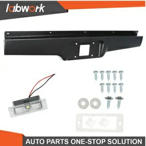 Labwork リアスチールバンパーロールパン 1982-1993 シボレー S10 GMC S15 ソノマ ブラック Labwork Rear Steel Bumper Roll Pan For 1982-1993 Chevy S10 GMC S15 Sonoma Black 【並行輸入品】