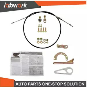 Labwork ケーブルコラムシフトリンケージキット GM 2 インチアフターマーケットトランスミッション用 Labwork Cable Column Shift Linkage Kit For GM 2\