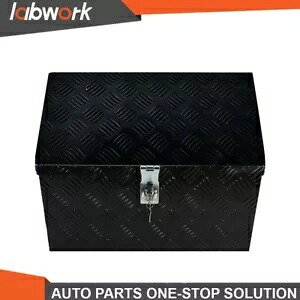 Labwork 20 インチ ツールボックス アンダーボディ ブラック アルミニウム 5 バー トレッド トラック トレーラー用 Labwork 20 Inch Tool Box Underbody Black Aluminum 5 Bar Tread for Truck Trailer 【並行輸入品】