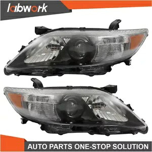 Labwork ヘッドライト 2010-2011 トヨタ カムリ SE ハロゲン クリア右 + 左側 Labwork Headlights For 2010-2011 Toyota Camry SE Halogen Clear Right+Left Side 【並行輸入品】