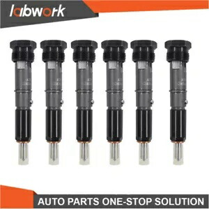 Labwork 50hp 燃料インジェクター 1989-1993 ダッジ カミンズ 5.9L 6BT ディーゼルエンジン用 Labwork 50hp Fuel Injectors For 1989-1993 Dodge Cummins 5.9L 6BT Diesel Engine 【並行輸入品】