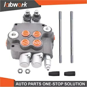 Labwork 油圧制御バルブ複動 21 GPM 3600 PSI SAE ポート 2 スプール Labwork Hydraulic Control Valve Double Acting 21 GPM 3600 PSI SAE Ports 2 Spool 【並行輸入品】