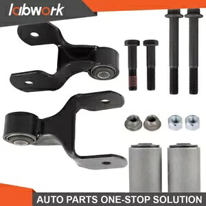 Labwork 2ピース フロント リーフ スプリング シャックル ブラケット キット 80-97 フォード F-250 F-350 4WD用 Labwork 2pc Front Leaf Spring Shackle Bracket Kit For 80-97 Ford F-250 F-350 4WD 【並行輸入品】