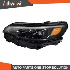 Labwork ヘッドランプ 2019-2022 ジープチェロキー LED ブラックハウジング左運転席側 Labwork Headlamp For 2019-2022 Jeep Cherokeee LED Black Housing Left Driver Side 【並行輸入品】