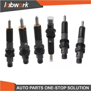 Labwork 6 個燃料インジェクターディーゼル 1994-1998 ダッジカミンズ 4BT エンジン 5.9L Labwork 6 Pcs Fuel Injectors Diesel For 1994-1998 Dodge Cummins 4BT Engine 5.9L 【並行輸入品】