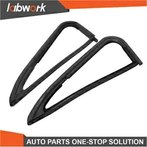 Labwork フロントベントガラス窓ウェザーストリップシールセット 1981-91 シボレーブレイザー Labwork Front Vent Glass Window Weatherstrip Seals Set For 1981-91 Chevy Blazer 【並行輸入品】 37,180円