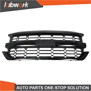Labwork フロントグリル シボレー シルバラード 1500 2016-18 GM1200756C グロスブラック Labwork Front Grille For Chevrolet Silverado 1500 2016-18 GM1200756C Gloss Black 【並行輸入品】