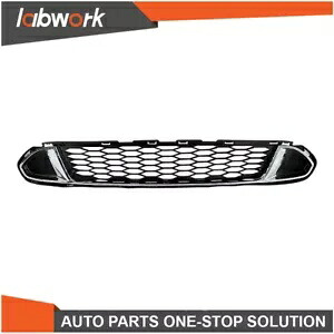 Labwork フロントバンパー下部グリル & クロームモールディング 2010-12 フォード フュージョン スポーツ用 Labwork Front Bumper Lower Grille & Chrome Molding For 2010-12 Ford Fusion Sport 【並行輸入品】