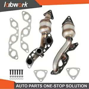 Labwork LH + RH マニホールド触媒コンバータ 2002-2004 日産フロンティア 3.3L Labwork LH+RH Manifold Catalytic Converter For 2002-2004 Nissan Frontier 3.3L 【並行輸入品】