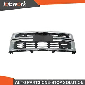 Labwork フロントバンパーグリル 2014-2015 シボレー シルバラード 1500 ブラック & クローム Labwork Front Bumper Grill For 2014-2015 Chevrolet Silverado 1500 Black &Chrome 【並行輸入品】 46,200円