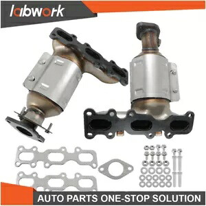 Labwork フロント左 + 右触媒コンバータ 2013-2019 フォード FLEX トーラス 3.5L 用 Labwork Front Left+Right Catalytic Converter For 2013-2019 Ford FLEX Taurus 3.5L 【並行輸入品】