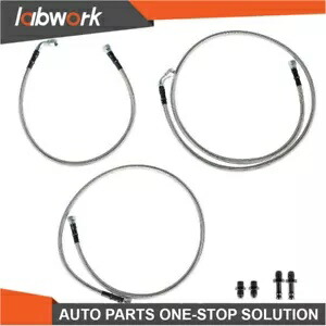 Labwork トランスミッション クーラー ホース ライン キット SS 2003-2007 ダッジ ラム 5.9L 48RE用 Labwork Transmission Cooler Hoses Lines Kit SS For 2003-2007 Dodge Ram 5.9L 48RE 【並行輸入品】
