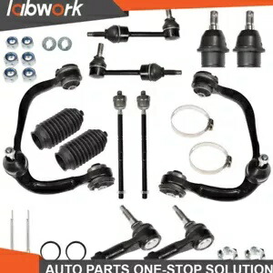 Labwork アッパーコントロールアーム Tierod ボールジョイント スウェイバーリンク 04-05 フォード F-150用 Labwork Upper Control Arm Tierod Ball Joint Sway Bar Links For 04-05 Ford F-150 【並行輸入品】