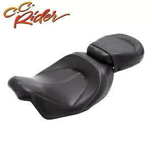 C.C. RIDER ロープロファイル運転席助手席ハーレー FLHX FLHR FLHT 09-23 に適合 C.C. RIDER Low-Profile Driver Passenger Seat Fit For Harley FLHX FLHR FLHT 09-23 【並行輸入品】