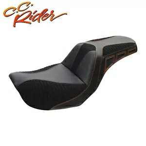 C.C. RIDER ステップアップシート ハーレーダイナ ローライダー ストリート ボブ 2006-2017 に適合 C.C. RIDER Step Up Seat Fit For Harley Dyna Low Rider Street Bob 2006-2017 【並行輸入品】