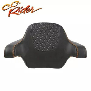 C.C. RIDER キング トランク ラップアラウンド バックレスト パッド ハーレー ツアー パック ツーリング 14-23 用 C.C. RIDER King Trunk Wrap-around Backrest Pad For Harley Tour Pak Touring 14-23 【並行輸入品】