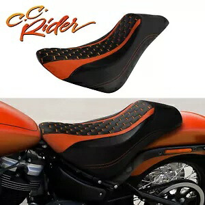 C.C.ライダーオートバイソロドライバーシートハーレーストリートボブFXBB 2018-2024用 C.C. RIDER Motorcycle Solo Driver Seat Fit For Harley Street Bob FXBB 2018-2024 【並行輸入品】