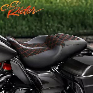 C.C.ライダー運転席助手席ハーレーエレクトラロードグライド 2009-2023 に適合 C.C. RIDER Driver Passenger Seat Fit For Harley Electra Road Glide 2009-2023 【並行輸入品】