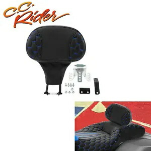 C.C. RIDER ドライバー バックレスト ハーレー ツーリング ストリート グライド ロードキング 09-23 に適合 C.C. RIDER Driver Backrest Fit For Harley Touring Street Glide Road King 09-23 【並行輸入品】