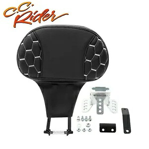C.C. RIDER ドライバーバックレストパッド ハーレーツーリングロードキンググライド 2009 以降に適合 C.C. RIDER Driver Backrest Pad Fit For Harley Touring Road King Glide 2009-later 【並行輸入品】