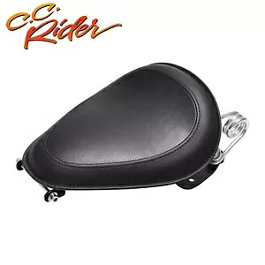 C.C.ライダーオートバイブラックソロ運転席ハーレーダイナFXD 2007-2017用 C.C. RIDER Motorcycle Black Solo Driver Seat Fit For Harley Dyna FXD 2007-2017 【並行輸入品】
