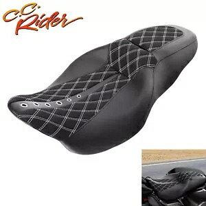 C.C.ライダー運転席助手席ハーレーエレクトラロードキンググライド 09-23 に適合 C.C. RIDER Driver Passenger Seat Fit For Harley Electra Road King Glide 09-23 【並行輸入品】