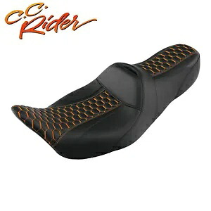C.C.ライダー運転席助手席ハーレーツーリング FLHR FLHT 2009-2023 に適合 C.C. RIDER Driver Passenger Seat Fit For Harley Touring FLHR FLHT 2009-2023 【並行輸入品】