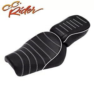 C.C. RIDER 運転席 & 助手席 ハーレーアイアン XL883N 2016-以降に適合 C.C. RIDER Driver & Passenger Seat Fit For Harley Iron XL883N 2016-Up 【並行輸入品】