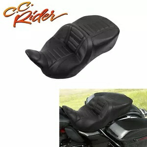 C.C. RIDER 運転席 + 助手席ハーレーロードエレクトラグライド 2009-23 に適合 C.C. RIDER Driver+Passenger Seat Fit For Harley Road Electra Glide 2009-23 【並行輸入品】 70,180円