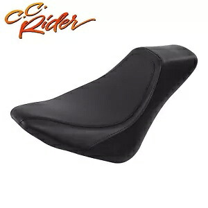C.C. RIDER ドライバー ソロ スムース シート ハーレー ソフテイル ストリート ボブ FXBB 18-24 に適合 C.C. RIDER Driver Solo Smooth Seat Fit For Harley Softail Street Bob FXBB 18-24 【並行輸入品】