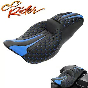 C.C.ライダー運転席助手席ハーレーロードキング FLHR FLHX FLHTK 09-23 に適合 C.C. RIDER Driver Passenger Seat Fit For Harley Road King FLHR FLHX FLHTK 09-23 【並行輸入品】