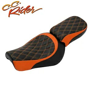 C.C. RIDER ドライバー + 助手席ハーレーアイアン 883 XL883N 2016 以降に適合 C.C. RIDER Driver+Passenger Seat Fit For Harley Iron 883 XL883N 2016-later 【並行輸入品】