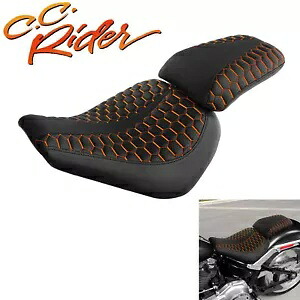 C.C.RIDER 運転席&助手席シートクッション ハーレーファットボーイ 114 FLFBS 18-23用 C.C.RIDER Driver & Passenger Seat Cushion Fit For Harley Fat Boy 114 FLFBS 18-23 【並行輸入品】