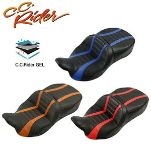 C.C. RIDER 運転席助手席ピリオンゲルシート ハーレーツーリンググライド 09-23 に適合 C.C. RIDER Driver Passenger Pillion Gel Seat Fit For Harley Touring Glide 09-23 【並行輸入品】