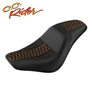C.C.ライダー 2-アップ 運転席 助手席 ハーレー ローライダー FXLR 2018-2023 に適合 C.C. RIDER 2-Up Driver Passenger Seat Fit For Harley Low Rider FXLR 2018-2023 【並行輸入品】