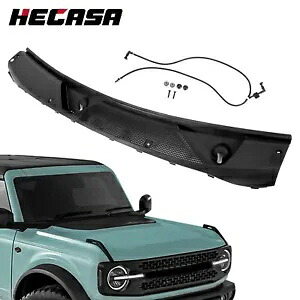 フォード ブロンコ 2021-22 フロントガラスワイパーカウルパネル吸気グリルワイパーカバー For Ford Bronco 2021-22 Windshield Wiper Cowl Panel Air Intake Grill Wiper Cover 【並行輸入品】