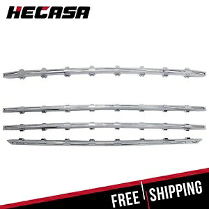 19-21 シルバラード 1500 LT RST クローム グリルインサート グリルトリムモールディング スナップオン For 19-21 Silverado 1500 LT RST Chrome Grille Insert Grill Trim Molding Snap-On 【並行輸入品】