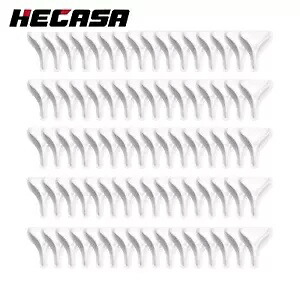 HECASA ユニバーサル 80 個ホワイトフェアリングフィン燃費セミトラックトレーラー用 HECASA Universal 80 Pcs White Fairing Fins Fuel Economy For Semi Truck Trailer 【並行輸入品】