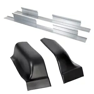 2004-08 フォード F-150 4ドア クルーキャブ アウターロッカーパネルとキャブコーナーペア For 2004-08 Ford F-150 4Door Crew Cab Outer Rocker Panels AND Cab Corners Pair 【並行輸入品】