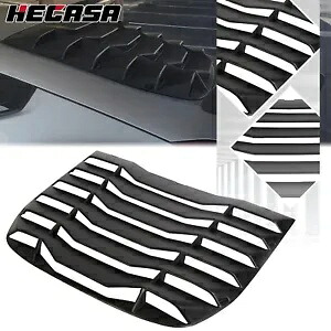 HECASA リアウィンドウルーバーサンシェードベント ABS 09-20 日産 370Z フェアレディ Z34 HECASA Rear Window Louver Sun Shade Vent ABS For 09-20 Nissan 370Z Fairlady Z34 【並行輸入品】