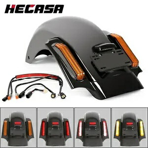 LED リアフェンダーシステム ハーレーツーリングロードキンググライド 14-Up CVO スタイルに適合 LED Rear Fender System Fit For Harley Touring Road King Glide 14-Up CVO Style 【並行輸入品】